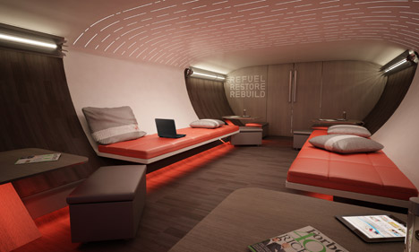Athlete's plane by Teague for Nike
