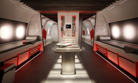 Athlete's plane by Teague for Nike