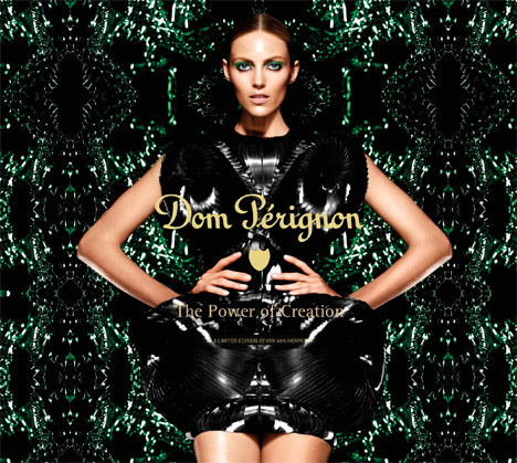 Model wearing a creation by Iris van Herpen