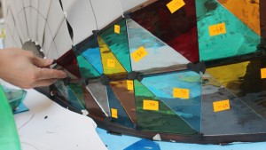 Stained-glass car by Dominic Wilcox