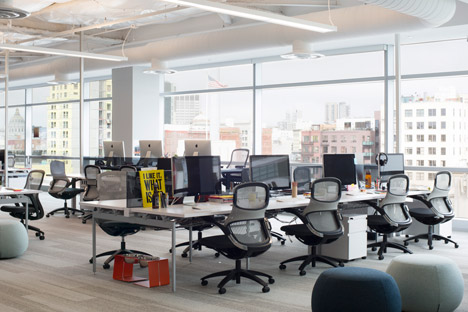 Eventbrite offices by Rapt Studios