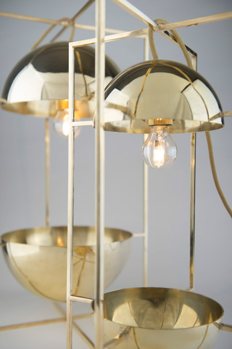 Exhibit light bowl by MEJD studio