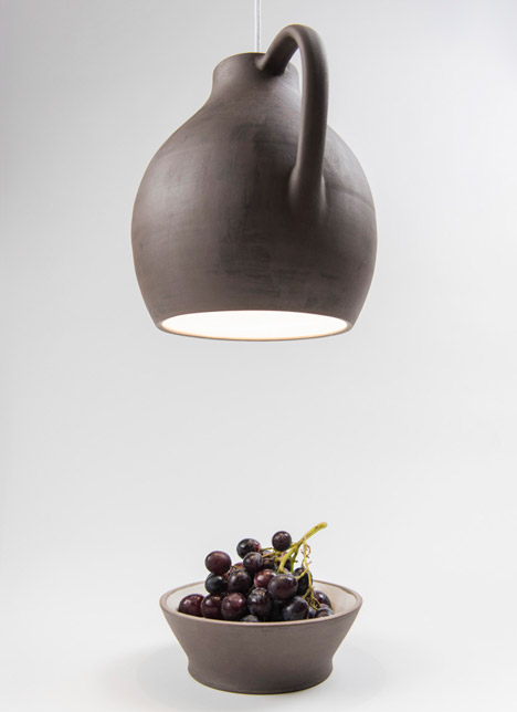 Exhibit light bowl by MEJD studio