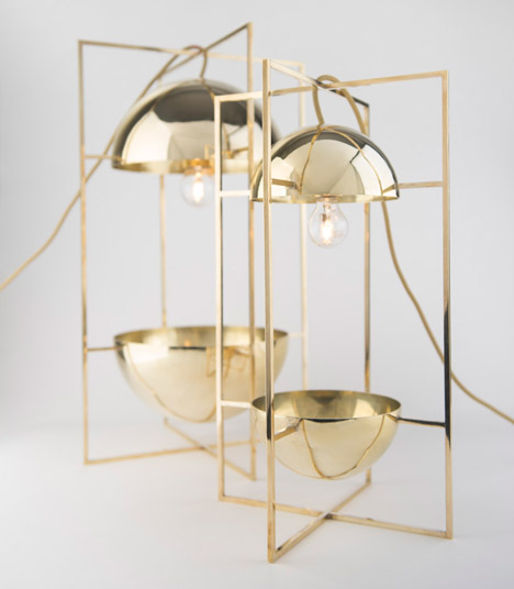 Exhibit light bowl by MEJD studio
