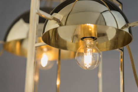 Exhibit light bowl by MEJD studio