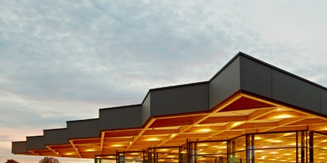 Festival Hall Neckarallee by Ackermann and Raff-
