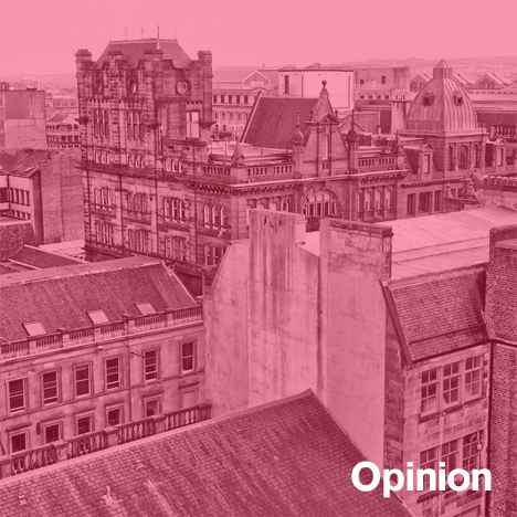 Glasgow aerial view