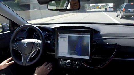 Honda driverless car