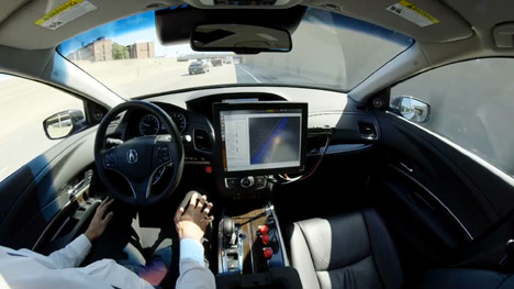Honda driverless car