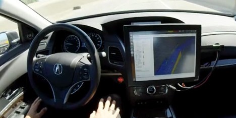 Honda driverless car