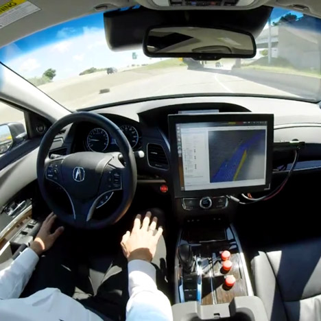 Honda driverless car