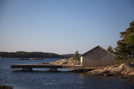 Hudøy boat house by Snohetta