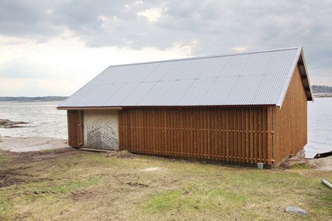 Hudøy boat house by Snohetta