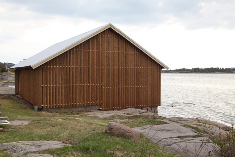 Hudøy boat house by Snohetta