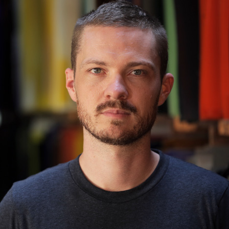 Glass artist Jeremy Maxwell Winterbret