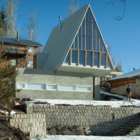 House at Chiloe Island by DRAA