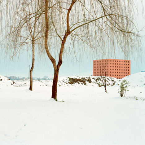 Luigi Ghirri Cemetery of San Cataldo Modena 1985