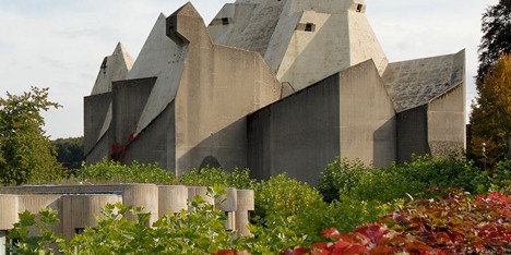 Brutalist buildings: Pilgrimage Church, Neviges by Gottfried Böhm