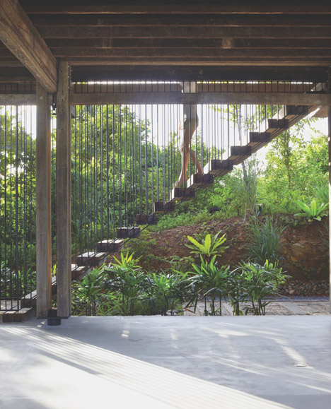 Reclaimed Telegraph Poles House by WHBC Architects