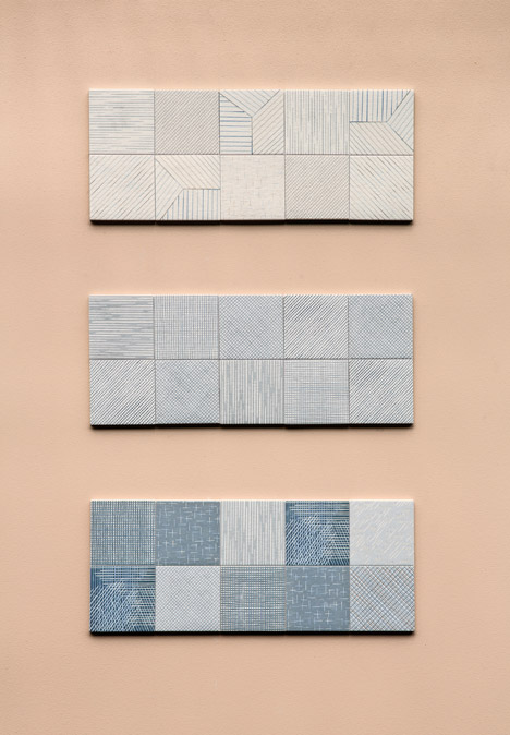 Tratti tiles by Inga Sempe for Mutina