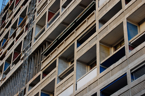 Unité d'Habitation by Le Corbusier. Photograph by Catrina Beevor