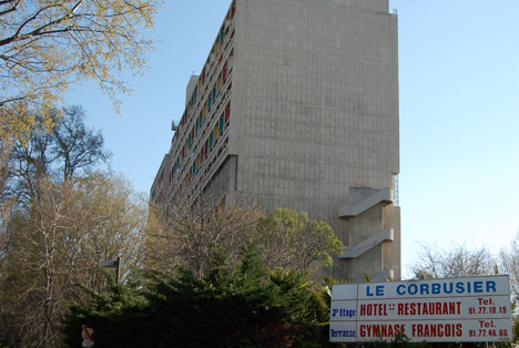 Unité d'Habitation by Le Corbusier. Photograph by Catrina Beevor