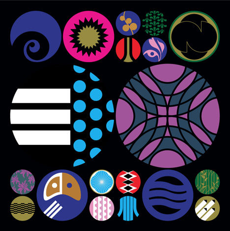 Airside Nippon – one of the contemporary Japanese wrapping cloths appearing at Tokyo Designers Week 