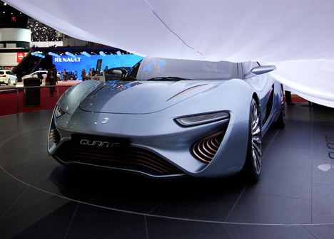 Nanoflowcell Quant e-Sportlimousine runs on saltwater