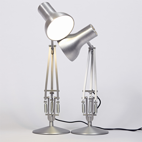Customised Anglepoise Type75TM Mini desk lamps by Paul Cocksedge with human-like features and jointed limbs – Photography Mark Cocksegde Customised Anglepoise Type75TM Mini desk lamps by Paul Cocksedge with human-like features and jointed limbs – Photography Mark Cocksegde