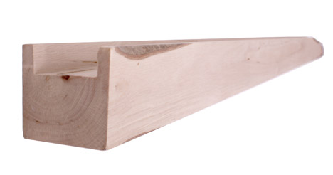 Slotted shelves by Sebastian Cox