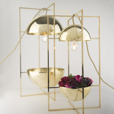 MEJD Studio slices traditional objects in half to create contemporary lighting