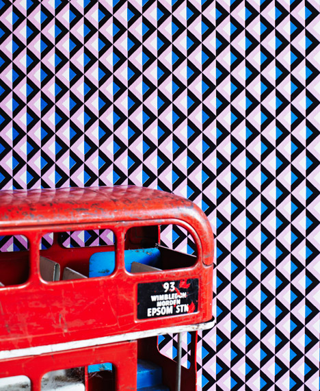 Light on Lattice Wallpaper by Eley Kishimoto
