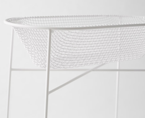 Basket container by Nendo with Kanaami Tsuji