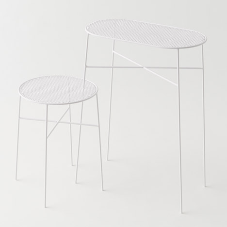 Basket container by Nendo with Kanaami Tsuji