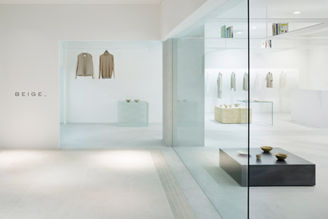 Beige concept store by Nendo