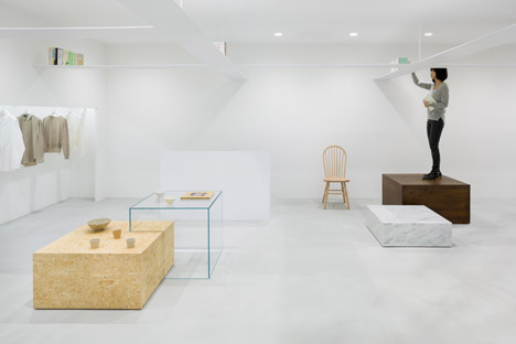 Beige concept store by Nendo