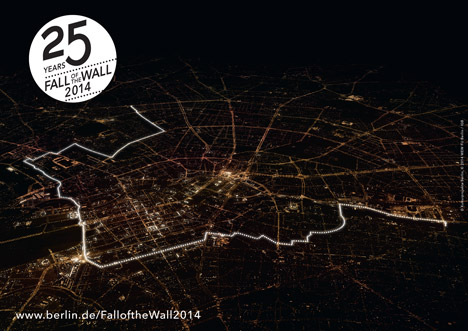 Berlin Lichtgrenze marks 25 years since the fall of the Berlin wall