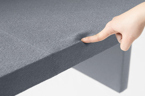 Brackets-lite office furniture by Nendo for Kokuyo