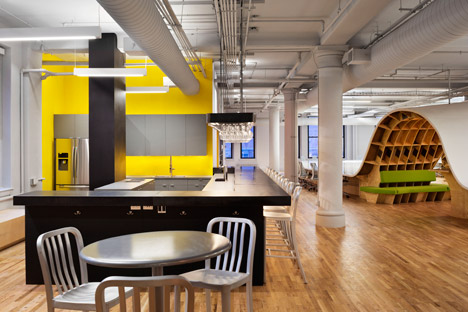 The Barbarian Group offices by Clive Wilkinson