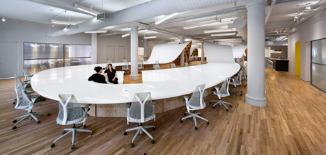 The Barbarian Group offices by Clive Wilkinson