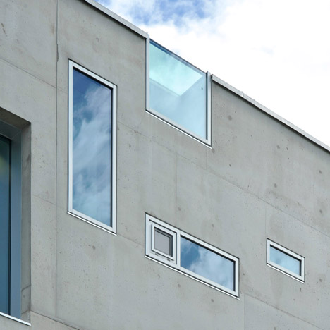 Concrete House in Stange by Carl-Viggo Hølmebakk