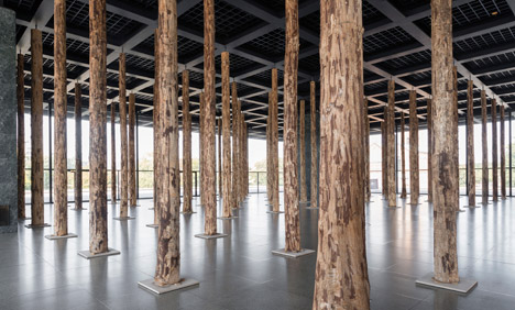 Sticks and Stones installation by David Chipperfield