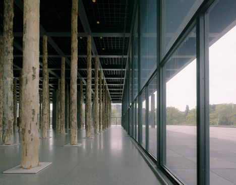 Sticks and Stones installation by David Chipperfield