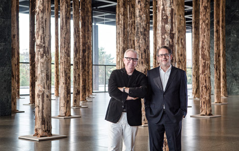 Sticks and Stones installation by David Chipperfield