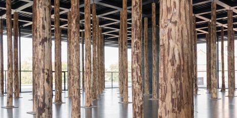 Sticks and Stones installation by David Chipperfield