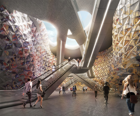 Clichy-Montfermeil metro station by EMBT