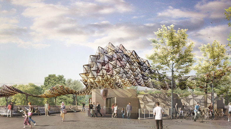 Clichy-Montfermeil metro station by EMBT