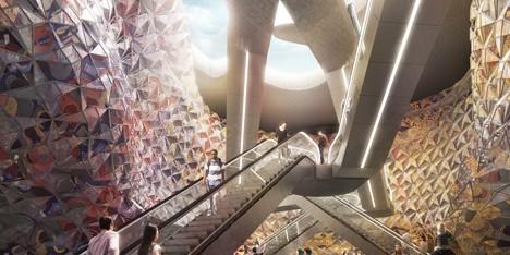Clichy-Montfermeil metro station by EMBT