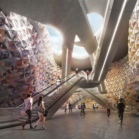 Clichy-Montfermeil metro station by EMBT