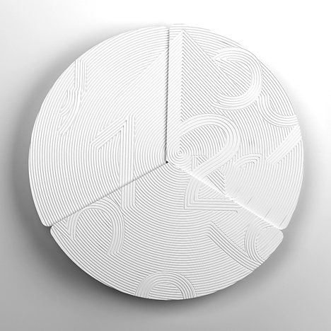 Eclipse clock by Rachel Suming
